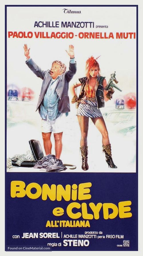 Bonnie e Clyde all&#039;italiana - Italian Theatrical movie poster