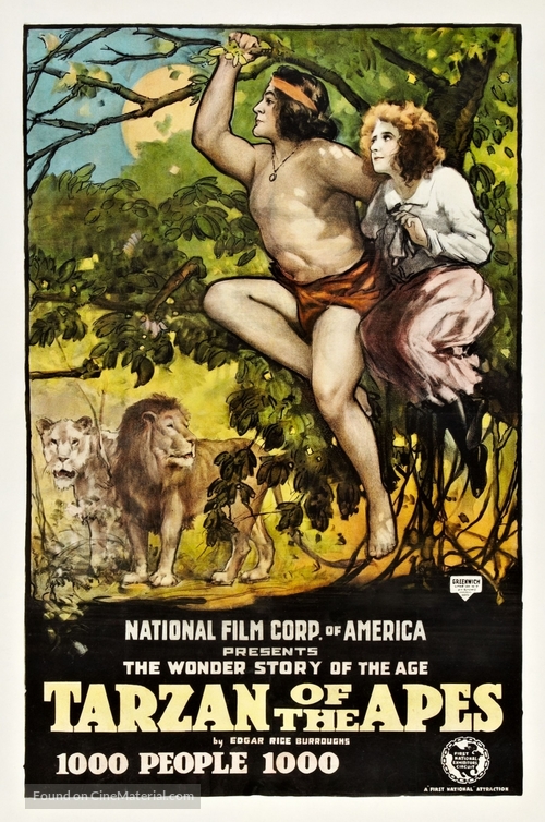 Tarzan of the Apes - Movie Poster