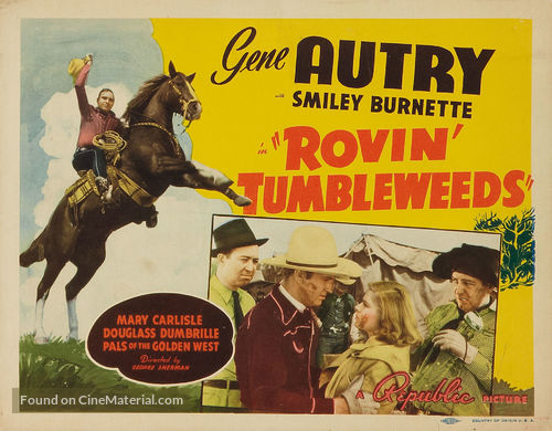 Rovin&#039; Tumbleweeds - Movie Poster