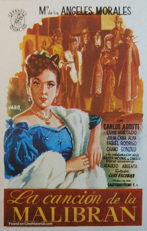 La canci&oacute;n de La Malibr&aacute;n - Spanish Movie Poster