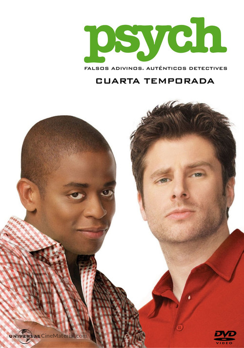 &quot;Psych&quot; - Spanish DVD movie cover