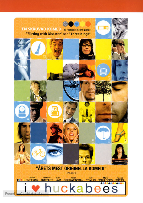 I Heart Huckabees - Swedish DVD movie cover