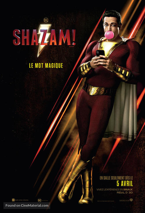 Shazam! - Canadian Movie Poster