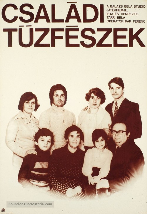 Csal&aacute;di t&uuml;zf&eacute;szek - Hungarian Movie Poster