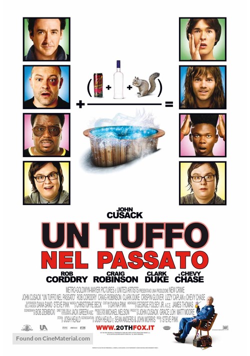 Hot Tub Time Machine - Italian Movie Poster