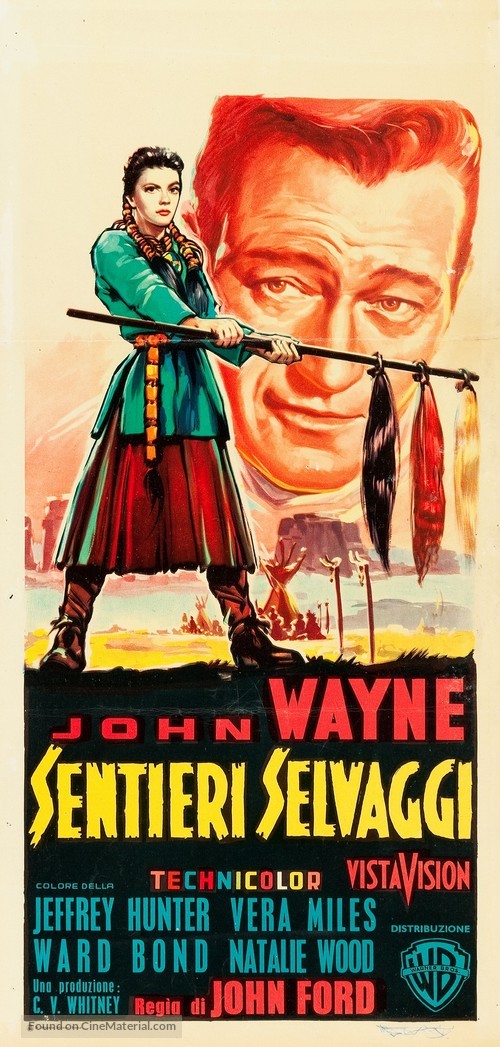 The Searchers - Italian Movie Poster