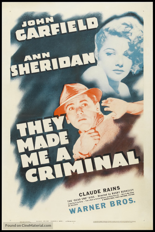 They Made Me a Criminal - Re-release movie poster