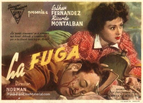 La fuga - Spanish Movie Poster