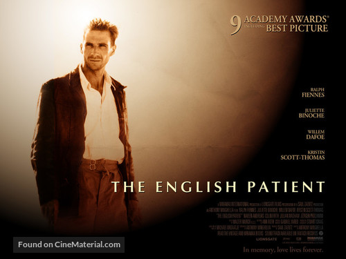 The English Patient - British Movie Poster