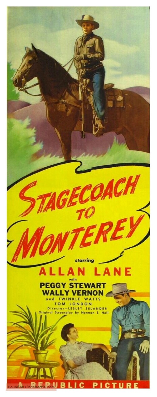 Stagecoach to Monterey - Movie Poster