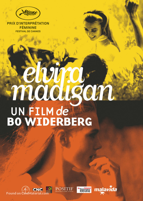 Elvira Madigan - French Re-release movie poster