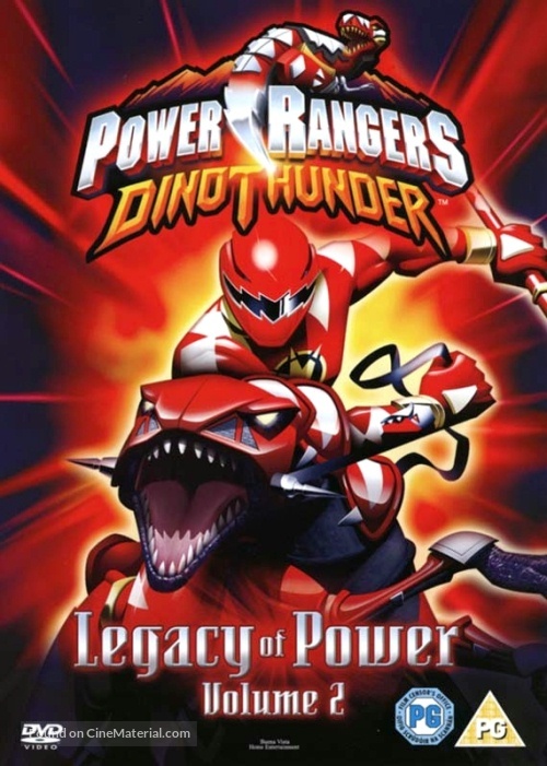 &quot;Power Rangers DinoThunder&quot; - British DVD movie cover