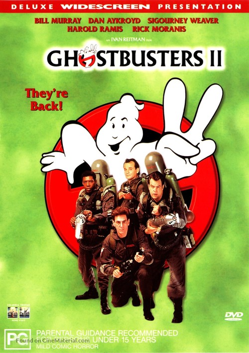 Ghostbusters II - Australian DVD movie cover