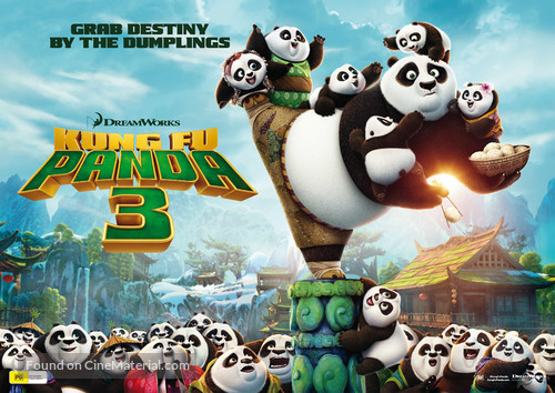 Kung Fu Panda 3 - Australian Movie Poster