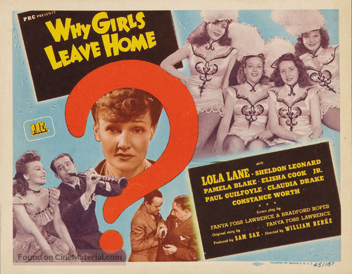 Why Girls Leave Home - Movie Poster