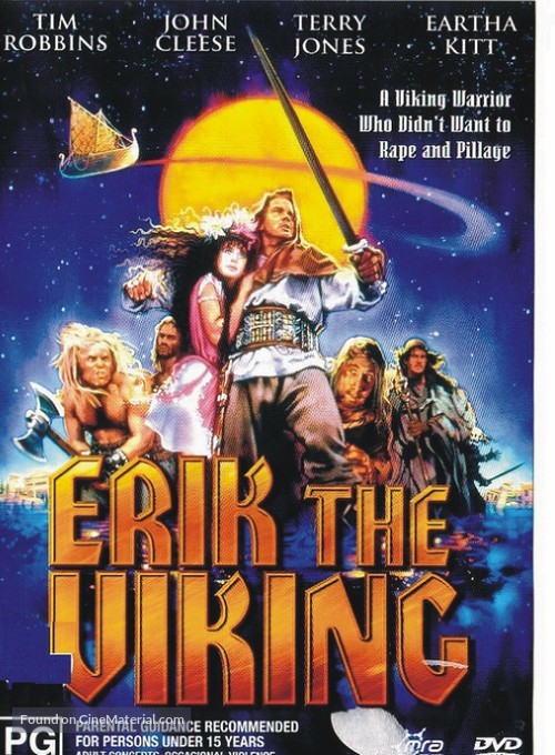 Erik the Viking - Australian DVD movie cover