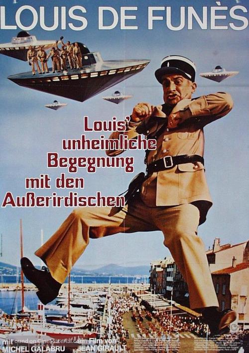 Le gendarme et les extra-terrestres - German Movie Poster