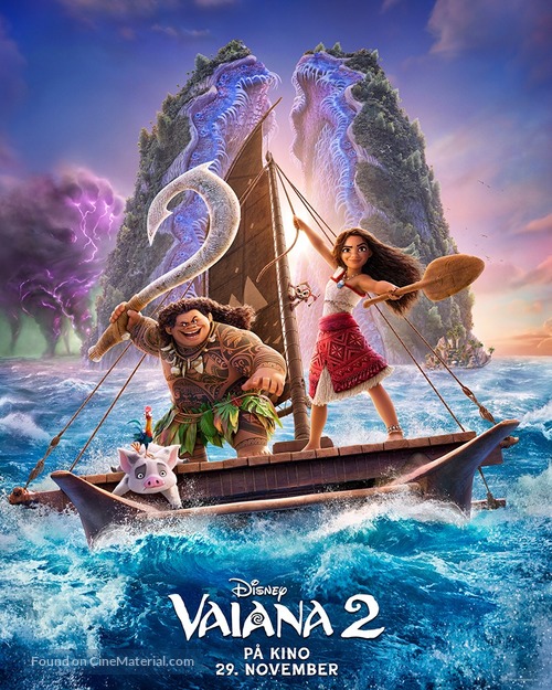 Moana 2 - Norwegian Movie Poster