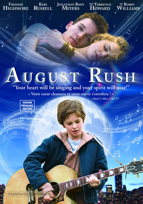 August Rush - Canadian DVD movie cover