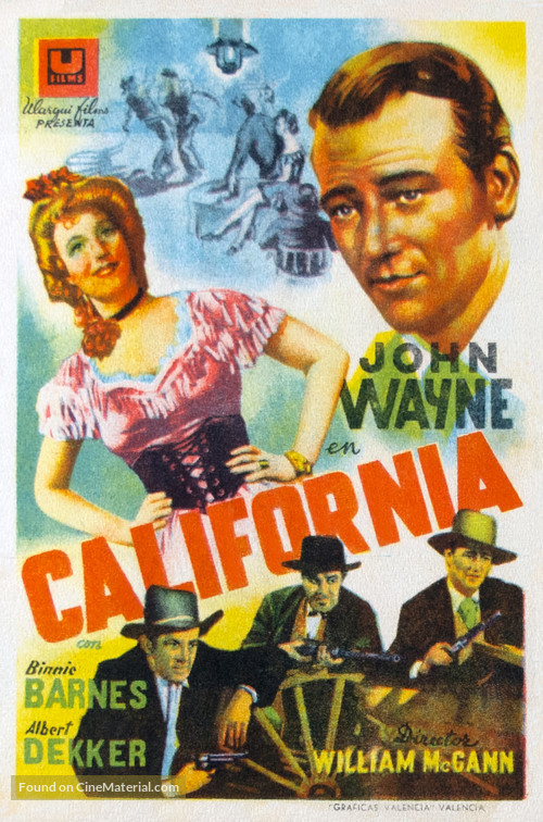 In Old California - Spanish Movie Poster