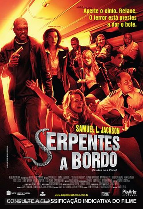 Snakes on a Plane - Brazilian Movie Poster