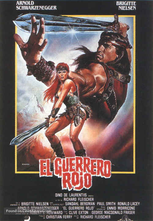 Red Sonja - Spanish Movie Poster