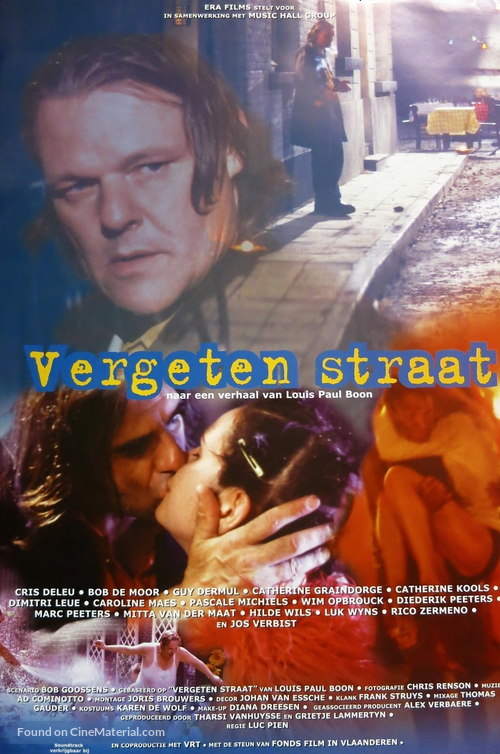 Vergeten straat - Belgian Movie Poster