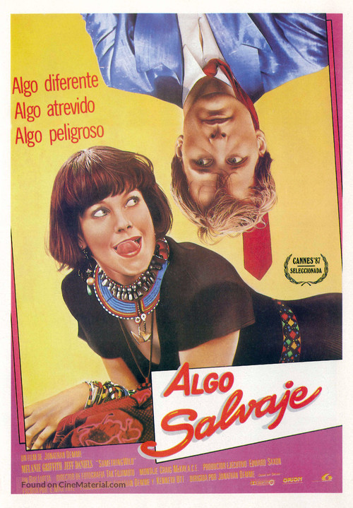 Something Wild - Spanish Movie Poster