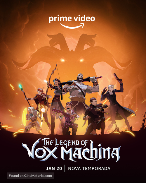 &quot;The Legend of Vox Machina&quot; - Brazilian Movie Poster