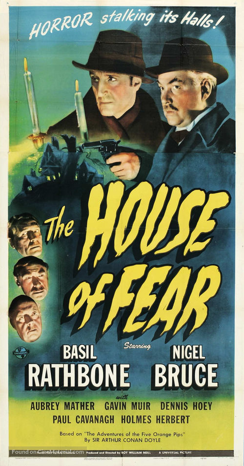 The House of Fear - Theatrical movie poster