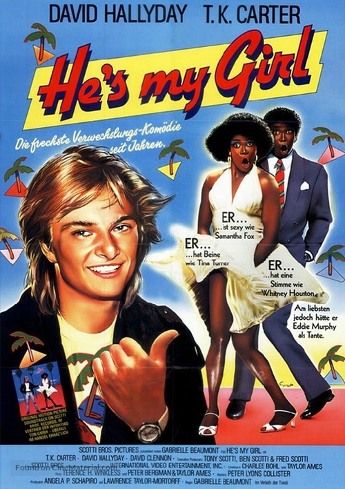 He&#039;s My Girl - German Movie Poster