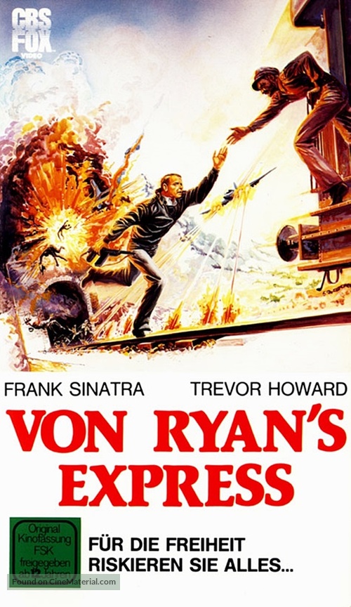Von Ryan&#039;s Express - German VHS movie cover