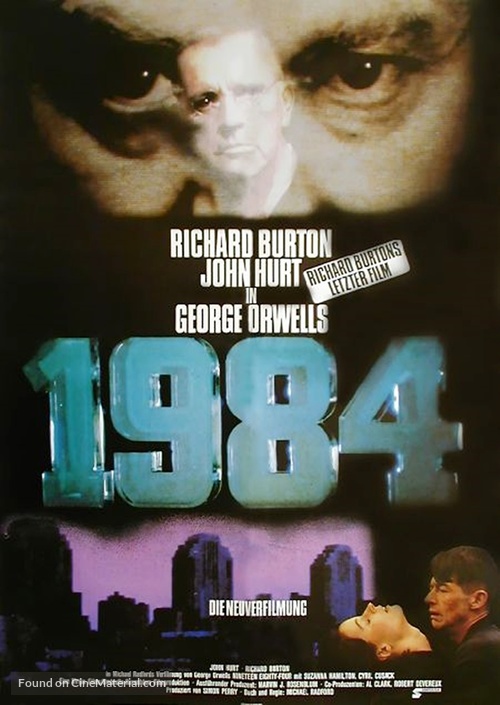 Nineteen Eighty-Four - German Movie Poster