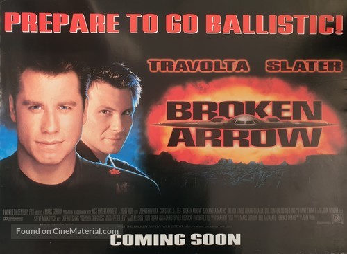 Broken Arrow - British Movie Poster