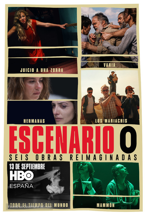 &quot;Escenario 0&quot; - Spanish Movie Poster