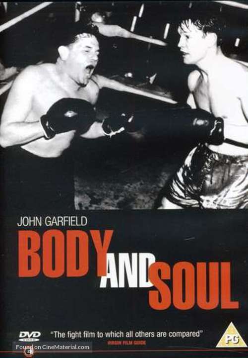 Body and Soul - British DVD movie cover