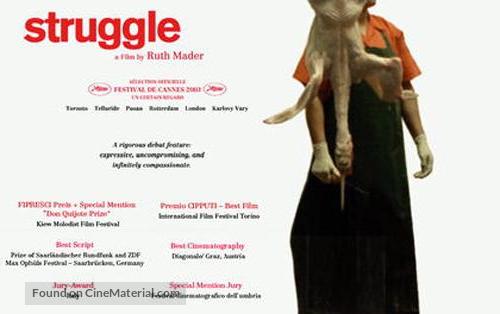 Struggle - British Movie Poster