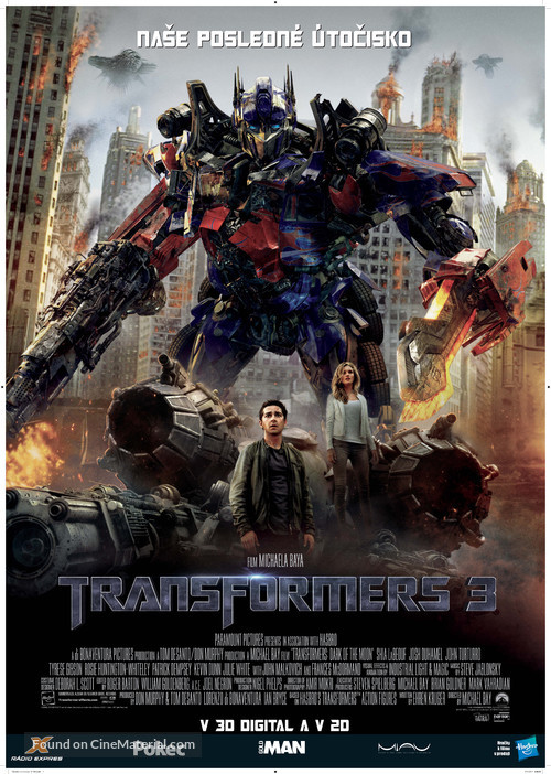 Transformers: Dark of the Moon - Slovak Movie Poster