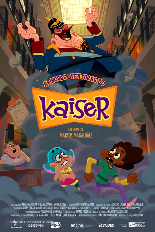 As Novas Aventuras Do Kaiser - Brazilian Movie Poster