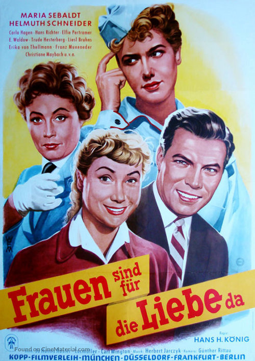 Frauen sind f&uuml;r die Liebe da - German Movie Poster