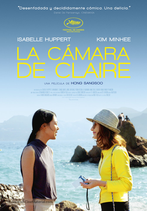 La cam&eacute;ra de Claire - Spanish Movie Poster