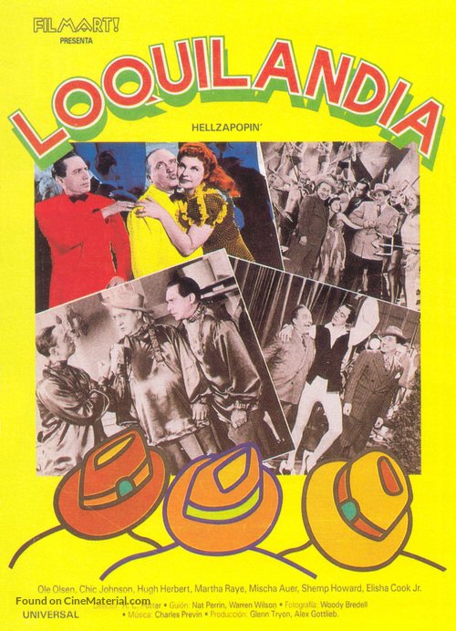 Hellzapoppin - Spanish Movie Poster