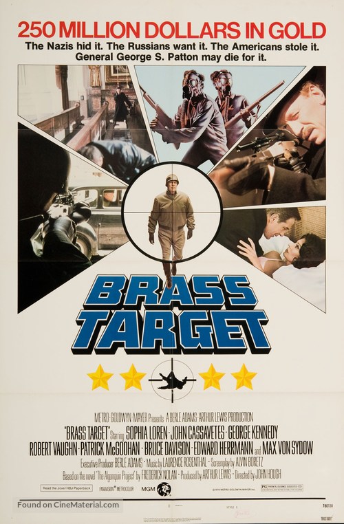 Brass Target - Movie Poster
