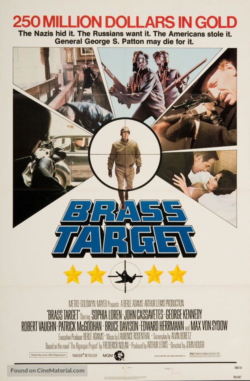 Brass Target - Movie Poster