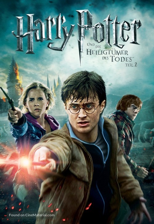 Harry Potter and the Deathly Hallows - Part 2 - German Video on demand movie cover