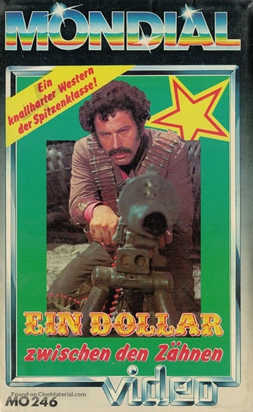 Un dollaro tra i denti - German VHS movie cover