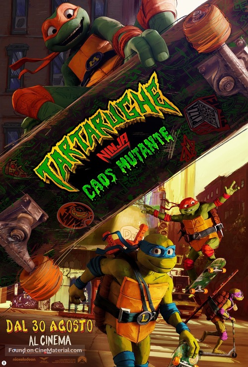 Teenage Mutant Ninja Turtles: Mutant Mayhem - Italian Movie Poster