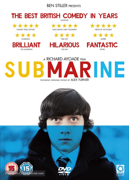 Submarine - British DVD movie cover