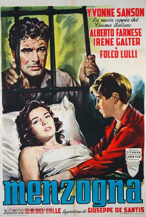 Menzogna - Italian Movie Poster