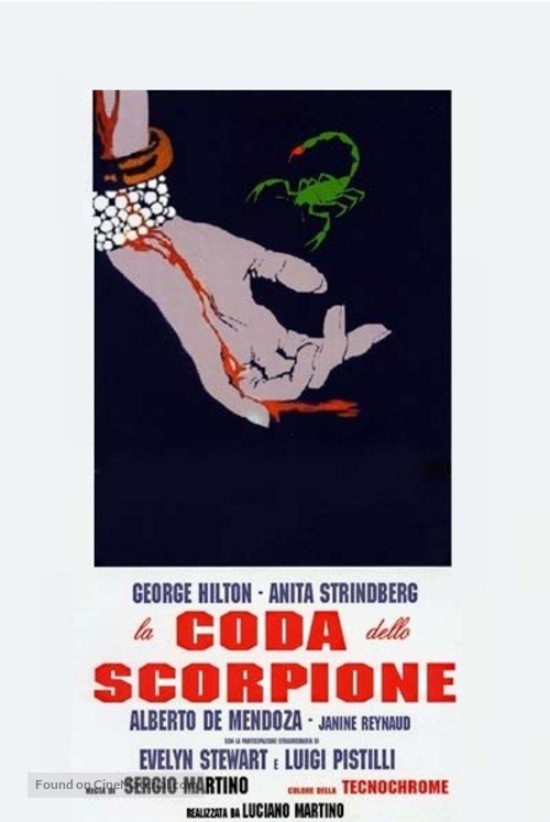 La coda dello scorpione - Italian Movie Poster